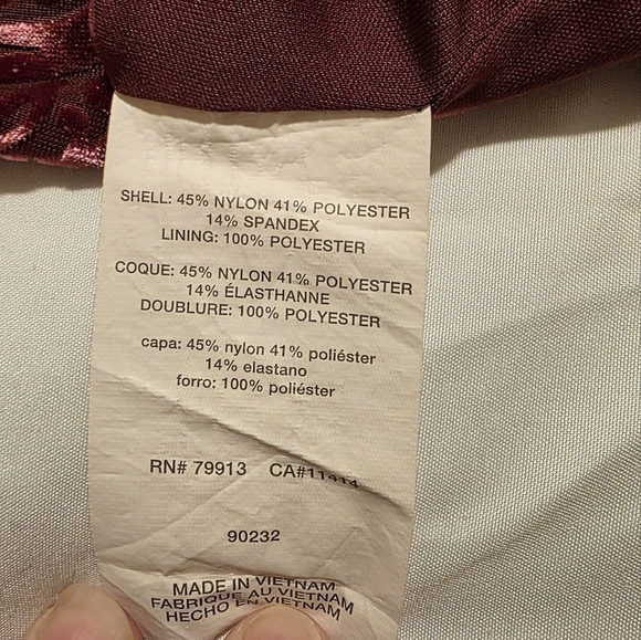 Motherhood Maternity Dress Small Bodycon Velvet Burnout Lined Y2K Whimsigoth - Picture 4 of 9